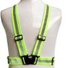 zojo Kids Reflective Vest 2pcs | Lightweight, Adjustable & Elastic | Safety & High Visibility for Running, Jogging, Walking, Cycling | Fits Outdoor Clothing (Neon Yellow-Kids Size) view 2