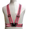 zojo Kids Reflective Vest 2pcs | Lightweight, Adjustable & Elastic | Safety & High Visibility for Running, Jogging, Walking, Cycling | Fits Outdoor Clothing (Neon Pink-Kids Size) view 2