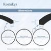 Koatukys 2 Drive Belts and 1 Door Belt Replacement for Sony CD Player Model CDP-CX300 CDP-CX335 CDP-CX350 CDP-CX355 CDP-CX400 CDP-CX450 CDP-CX455 CDP-CX691 421606101 view 4