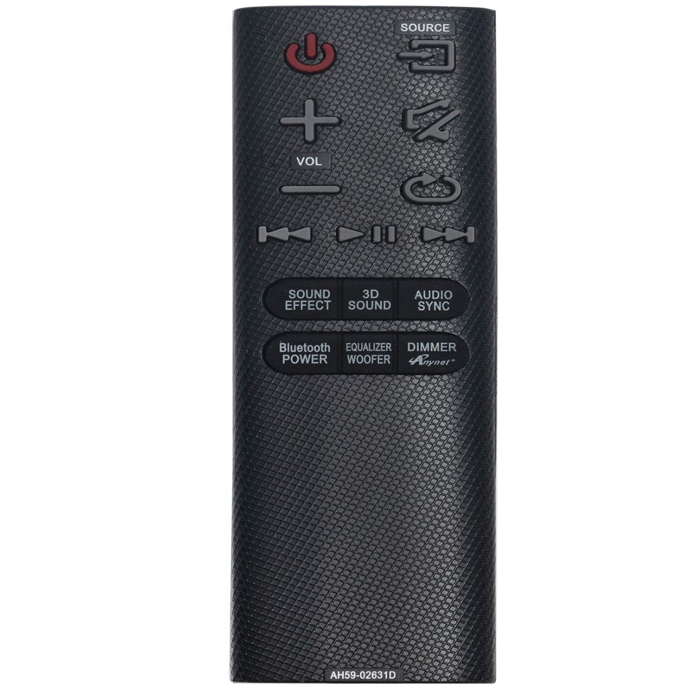 AIDITIYMI AH59-02631D Sub AH59-02631A Replacement Remote Fit for Samsung Speakers Soundbar HW-H7500 HW-H7501 HW-H450 HWH450 HW-H450 HWHM45 HW-HM45 HW-HM45C HWHM45C HW-H450/ZA