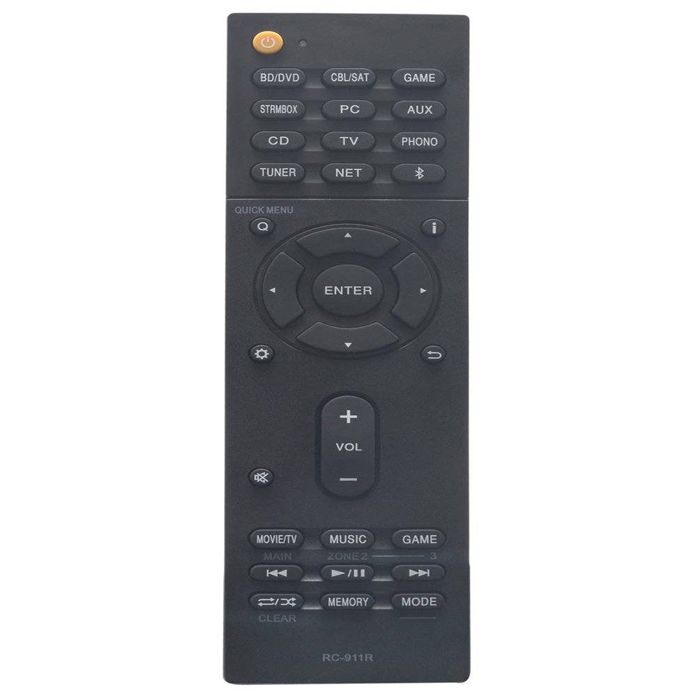 AIDITIYMI RC-911R Replacement Remote Control fit for Onkyo AV Receiver TX-NR575 TX-NR575E HT-R695 HT-S7800 TX-NR656 TX-RZ610 TX-NR555 TX-NR757 TX-NR676 TX-NR676E TX-RZ720 TX-NR686
