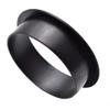1-3/4 Inch(45mm) Zinc Alloy Desk Hole Cover Grommets Black Wire Cord Cable Organizer for Computer Desk Cabinet view 2