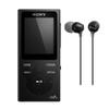 Sony NW-E394 8GB Walkman Audio Player (Black) Bundle with Sony MDREX15LP Fashion Color EX Series Earbuds (Black) (2 Items) view 1