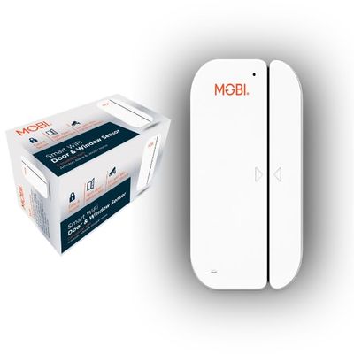 WiFi Smart Door Window Sensor Alarm, Multipurpose Sensor, Contact Sensor for Home/Office Security, Wireless Door Window Open Detector, APP Remote Notification Compatible with Alexa & Google Assistant