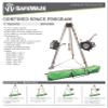 Safewaze 019-11001 7' Adjustable Tripod Kit with 65' Material Winch and Storage Bag view 2