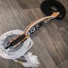 Brazilian/American Hybrid Pro Black on White Poly 9x7 RH 3/4" x 3/4" Soft- EPT Bull Ropes 16' view 1