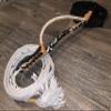 Brazilian/American Hybrid Pro Black on White Poly 9x7 RH 3/4" x 3/4" Soft- EPT Bull Ropes 16' view 3