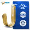 Prime Cable Management 2 Inch Heavy Duty Metal Cable & Wire Support J-Hook Hangers with Angle Clip for Horizontal Surfaces (Ceilings, Beams) & 1/4 inch Threaded Rod for Cable & Wire Management view 3