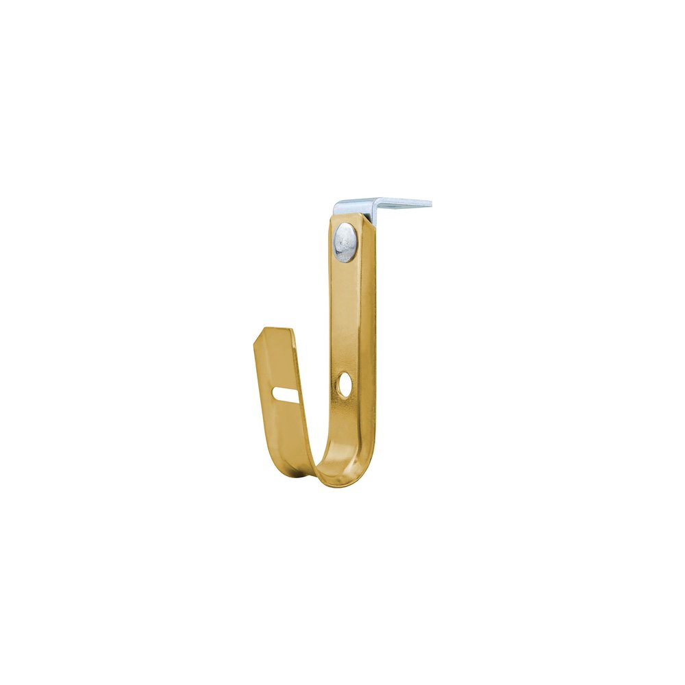 Prime Cable Management - 3/4 Inch Heavy Duty Metal Cable & Wire Support J-Hook Hangers W/Angle Clip, attaching horizontal surfaces (Ceilings, beams K) & 1/4 inch threaded rod Cable & Wire Management