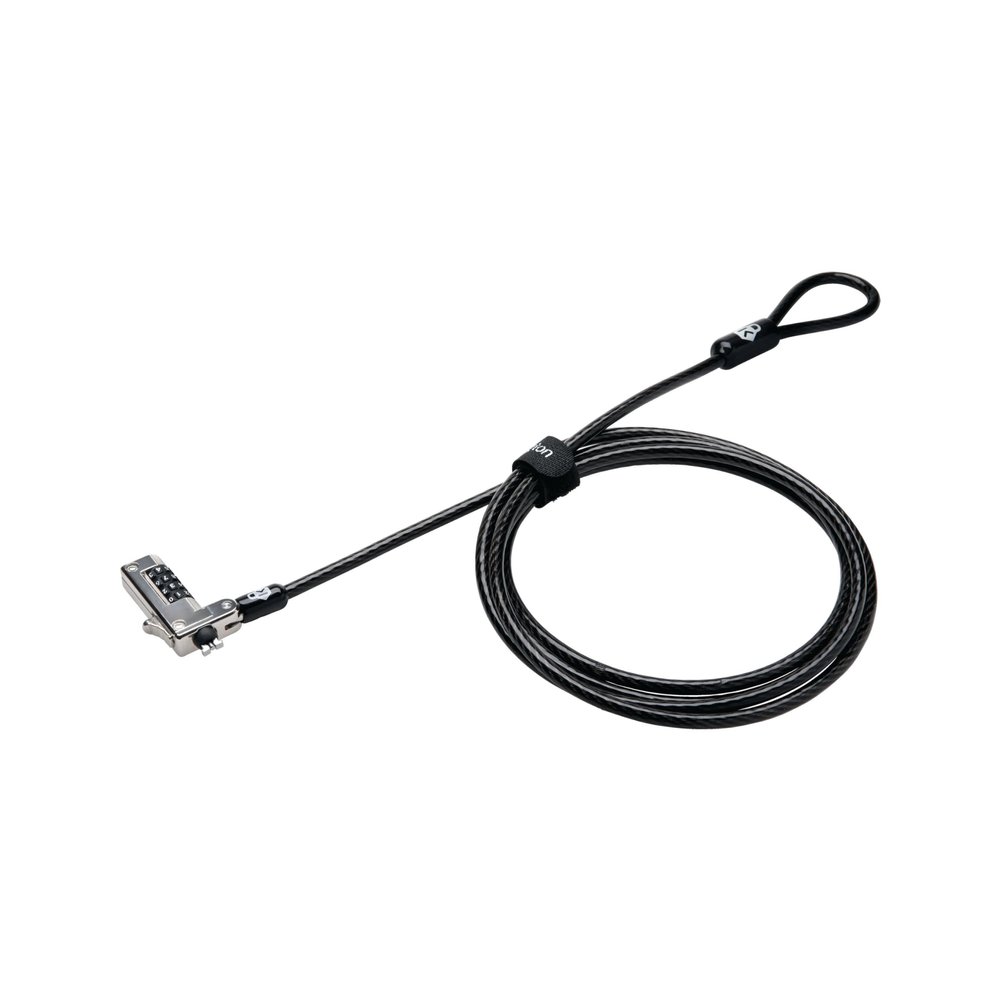 Kensington NanoSaver Combination Laptop Lock, Resettable Computer Security Locking Cable for Ultra-thin Laptops for HP Lenovo Asus Acer, Resettable 4-wheel Number Code (K60603WW)
