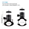 PULUZ Camera Handlebar Mount for Gopro Bike Motorcycle Mount, Aluminum Bicycle Camera Adapter Mount Holder for GoPro Hero 12/11/10/9/8/7 All Model/DJI OSMO Action Camera Accessories view 3