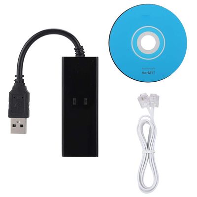 56K External Modem, 14.4 Kbps Fax Mode Data Modem, 48K Data Upload 56K Download Speeds USB 2.0 Specification for Vista ME