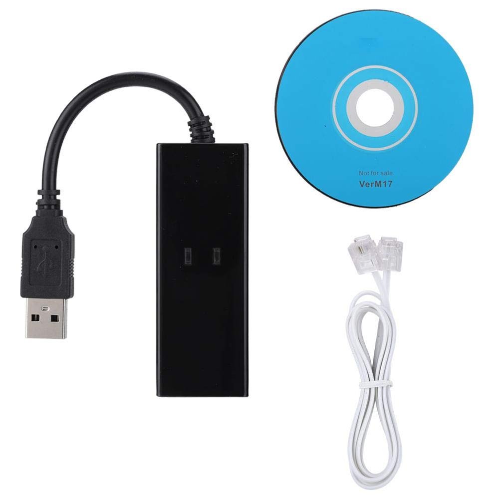 56K External Modem, 14.4 Kbps Fax Mode Data Modem, 48K Data Upload 56K Download Speeds USB 2.0 Specification for Vista ME