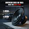 American Bass HD 18 Inch Car Subwoofer 2 Ohm 4000 Max Watts - High Power Subwoofer Speaker with Deep Bass Performance, Premium Audio Upgrade for Cars, Trucks, and SUVs, Durable 18" Subwoofers view 2