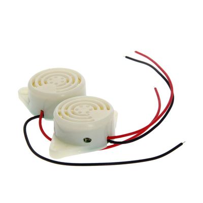 Fielect 2Pcs DC 30V 80dB Electronic Passive Buzzer Alarm Piezo Passive Buzzer Sounder Beep