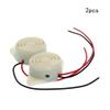 Fielect 2Pcs DC 30V 80dB Electronic Passive Buzzer Alarm Piezo Passive Buzzer Sounder Beep view 4