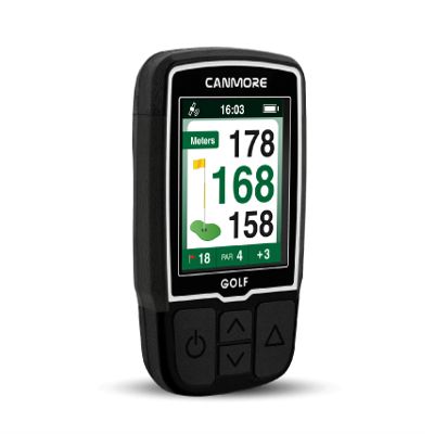 CANMORE HG200 Golf GPS - Water Resistant Full Color 2-Inch Display with 41,000+ Essential Golf Course Data and Score Sheet - Free Courses Worldwide and Growing (Black)