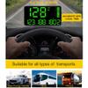 5.5" Universal HUD Head Up Display MPH/KMH GPS Digital Speedometer Over Speed Alarm Tired Driving Warning Windshield Project for All Vehicle Bicycle Motorcycle view 4