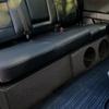 Q Power Dual Port 8 Inch Subwoofer Box Enclosure Design with Underseat Down Fire Feature for GMC and Chevy Crew Cab 2007 to Current, Black view 4