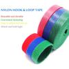 6 Rolls Cable Ties Reusable Fastening Wire Organizer Cord Rope Holder Straps Fastening Cable Ties Headphone Organizer view 3