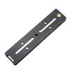 180MM Quick Release Plate with Double Arca Dovetails Precision Rail with Bubble Level & Precision Decimal Scale Double Macro Rail view 1