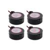 Fielect 4 Pcs DC 3-24V 85dB Electronic Passive Buzzer Alarm Piezo Passive Buzzer Sounder 34 x 9mm view 2