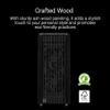 ASUS ProArt PA401 Wood Edition ATX PC Case Metal Panel (Metal Side Panel, 240 mm Radiator Mount, 160 x 32 mm Fan, Removable Power Supply Holder, Rear Cable Clamps) view 2