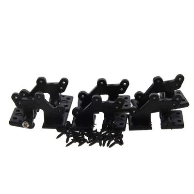 Fielect RC Hinges Adjustable Hatch Hinge L30 X W16mm for RC Model Airplane Parts 910Model 6Pcs