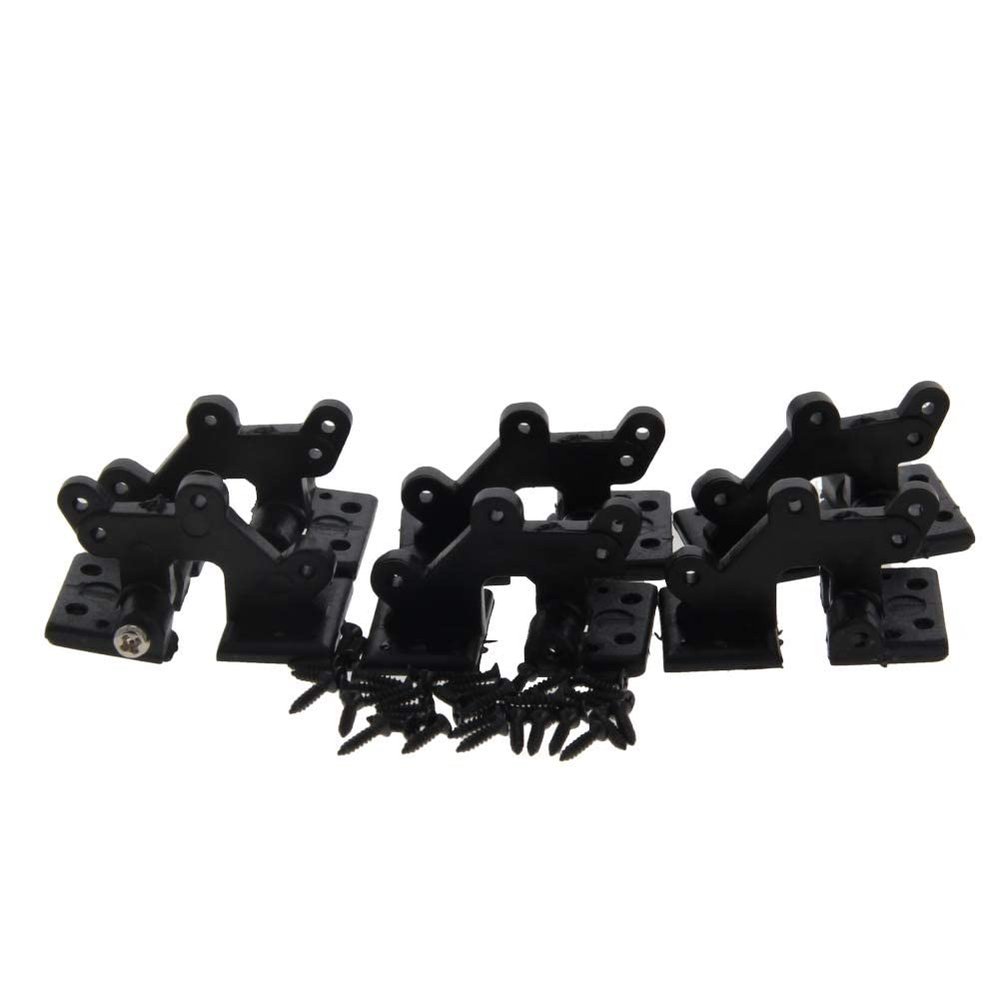 Fielect RC Hinges Adjustable Hatch Hinge L30 X W16mm for RC Model Airplane Parts 910Model 6Pcs