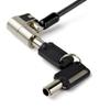 6.5 [2m] 3-in-1 Universal Laptop Cable Lock - Keyed Security Lock for K-Slot, Nano & Wedge Slot Desktop/Laptop - Anti-Theft view 2