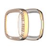 BabyValley Case Compatible with Fitbit Versa 3/Sense Diamonds Case Double Row Crystal Cover Bumper Shell Protective Frame for Women (Rose Gold&Gold&Pink&Black) view 4