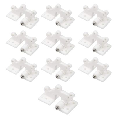 Fielect RC Hinges Adjustable Hatch Hinge L30 X W16mm for RC Model Airplane Parts 502Model 10Pcs