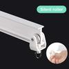 Curved Ceiling Curtain Track Bendable Mount for Curtain Rail Bunk Bed Bay Window Room Divider Flexible Straight (White,5 m/ 16.4 ft) view 3