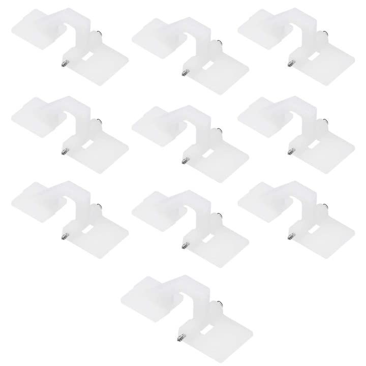 Fielect RC Hinges Adjustable Hatch Hinge L27 X W11mm for RC Model Airplane Parts 503Model 10Pcs