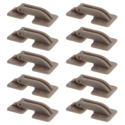 Fielect RC Hinges Adjustable Hatch Hinge L33 X W9mm for RC Model Airplane Parts 501AModel 10Pcs