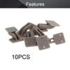 Fielect RC Hinges Adjustable Hatch Hinge L33 X W9mm for RC Model Airplane Parts 501AModel 10Pcs view 4