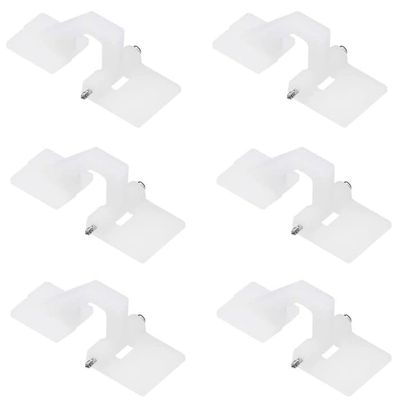 Fielect RC Hinges Adjustable Hatch Hinge L27 X W11mm for RC Model Airplane Parts 503Model 6Pcs