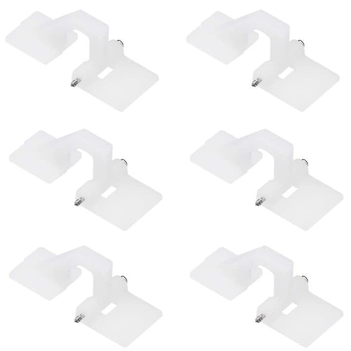 Fielect RC Hinges Adjustable Hatch Hinge L27 X W11mm for RC Model Airplane Parts 503Model 6Pcs