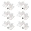 Fielect RC Hinges Adjustable Hatch Hinge L30 X W16mm for RC Model Airplane Parts 502Model 6Pcs view 1
