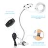 Cuifati Desk Lamp,USB Circle Makeup Lamp Eyebrow Lip Beauty Salon Desktop Led Lights with Clip,Full Aluminum lamp Holder,Energy Saving and high Brightness view 2