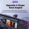 chenyang USB C to USB Adapter, USB C Male to USB 3.0 Female, 180 Degree U Shape Angled OTG Converter for Phone Tablet Laptop view 3