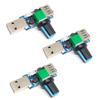 ABSOK 3 Pcs USB Fan Speed Controller, DC 5V Stepless Mini USB Fan Governor DC 4 - 12V to 2.5 - 8V 5W Regulator Speed Control Knob with Switch view 1