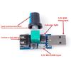 ABSOK 3 Pcs USB Fan Speed Controller, DC 5V Stepless Mini USB Fan Governor DC 4 - 12V to 2.5 - 8V 5W Regulator Speed Control Knob with Switch view 3