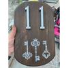 1Pc 0-9 House Numbers Plaques, 10.1cm/4inch Zinc Alloy Numeral Door Signs, Hotel/House/Garden/mailbox/office/Business Shop Numbers Plate Sign (Color : 8) view 3