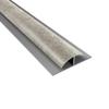 FASDE 47 in. Decorative Vinyl Divider Trim Crosshatch Silver (5 Pack) view 2