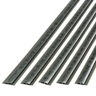 FASDE 47 in. Decorative Vinyl Divider Trim Galvanized Steel (5 Pack)