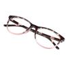 VisionGlobal Blue Light Blocking Glasses for Women/Men, Computer Reading, TV Glasses, Stylish Oval Frame, Anti Glare (Floral, +5.00 Magnification) view 1