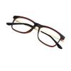 VisionGlobal Blue Light Blocking Glasses for Women/Men, Computer Reading, TV Glasses, Stylish Square Frame, Anti Glare (Brown, +0.25 Magnification) view 1