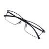 VisionGlobal Blue Light Blocking Glasses for Women/Men, Computer Reading, TV Glasses, Stylish Square Frame, Anti Glare (Black, +5.00 Magnification) view 1