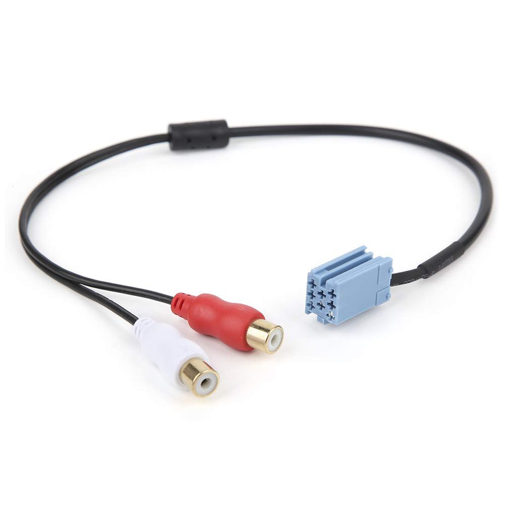 Acouto Adapter Audio Stereo Cable,8 Pin Mini ISO Cable Adapter for Bla?Punkt Compact Disc Changer Car Stereo Line
